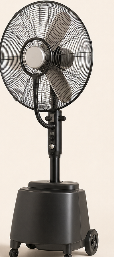 Portable mist fan example