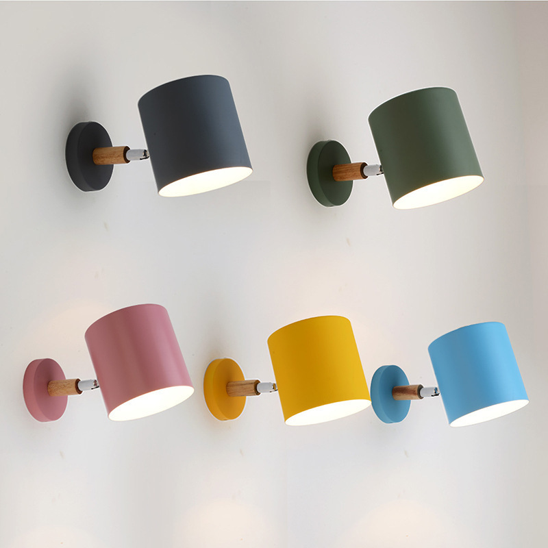Colour accent wall light example