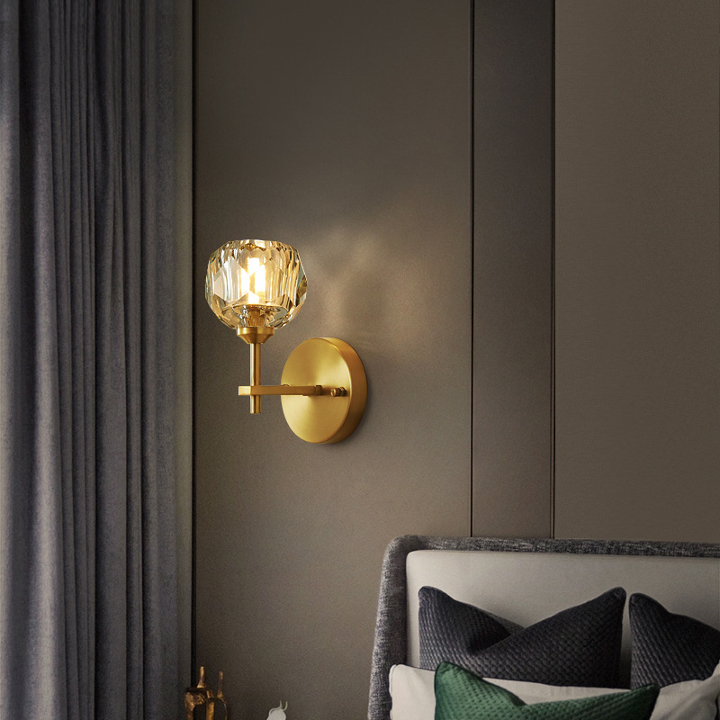 Crystal wall light example