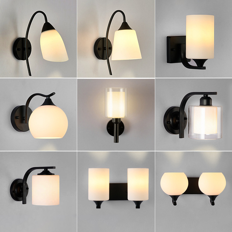 Modern bedside wall light example